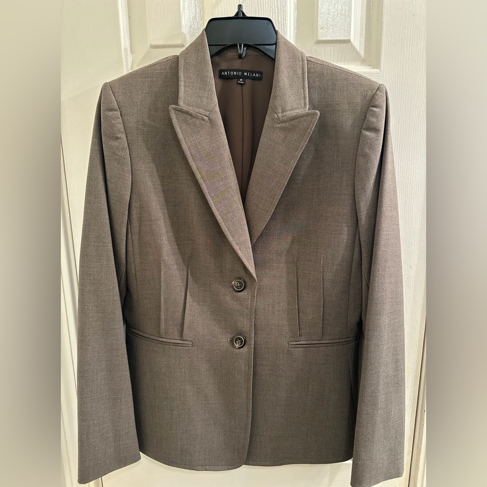 ANTONIO MELANI Women's Brown Blazer